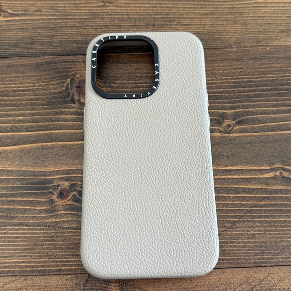 Casetify Other - CASETiFY iPhone 14 Pro Pebbled Case - Greige (Light Brown)
